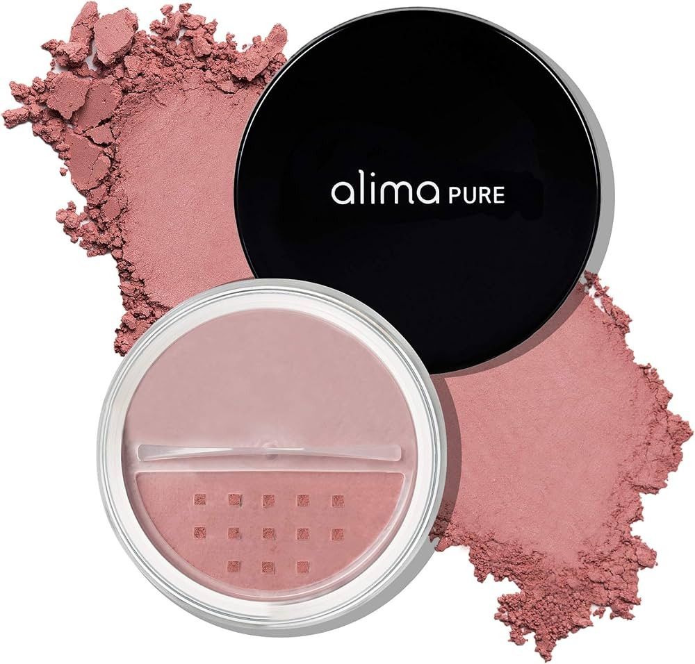 Alima Pure Loose Mineral Blush, Powder Blush Makeup, Cheek Tint Face Blushes with Satin Matte Fin... | Amazon (US)
