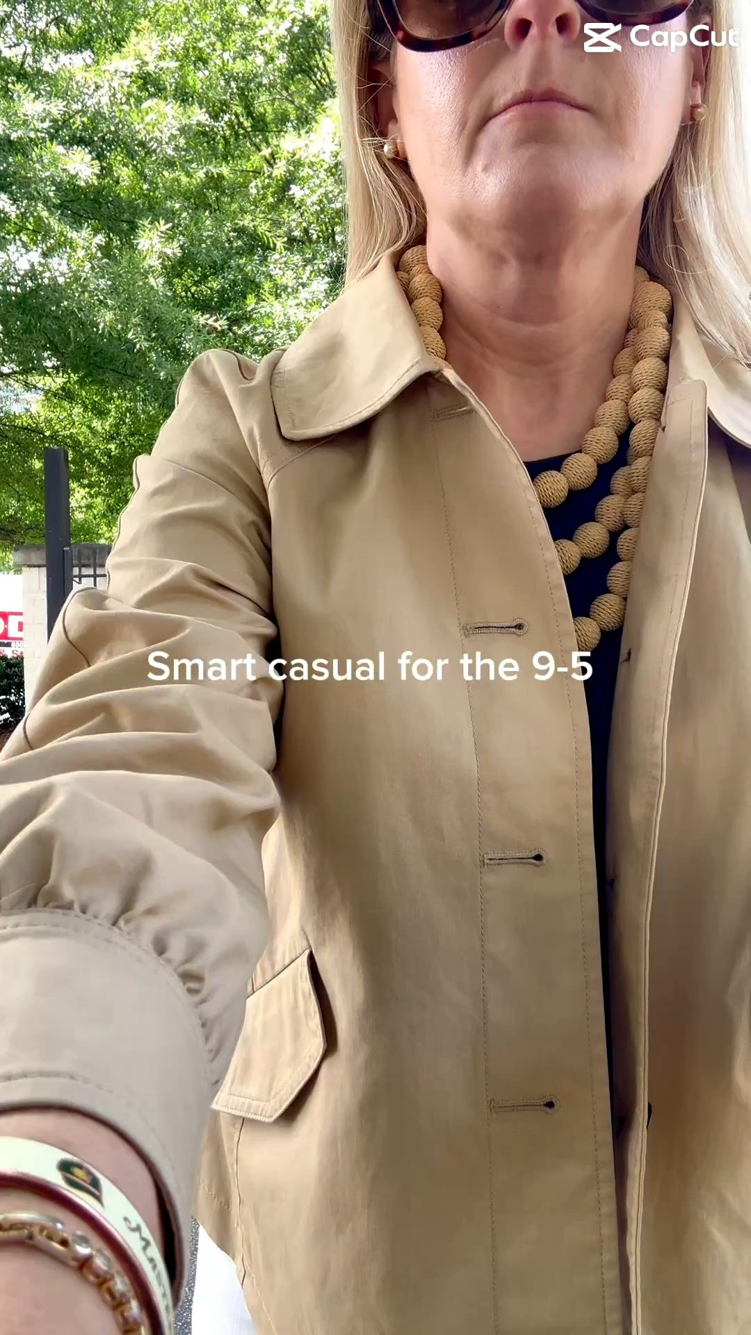 Smart casual outfit for the office.
Jacket has limited size but I linked very similar options. 


White jeans, navy T-shirt, navy top, summer sunglasses, beaded necklace, summer outfit, preppy outfits, smart casual outfits, preppy style, casual Friday

#LTKootd #LTKOver40 #LTKvlog
