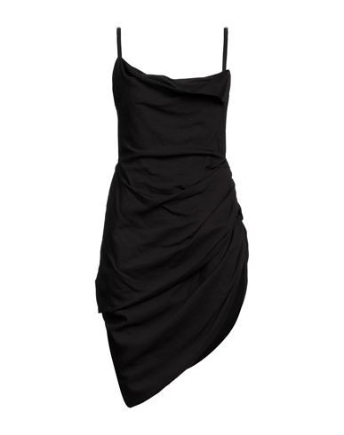 Jacquemus Woman Mini dress Black Size 12 Viscose, Polyamide | YOOX (US)