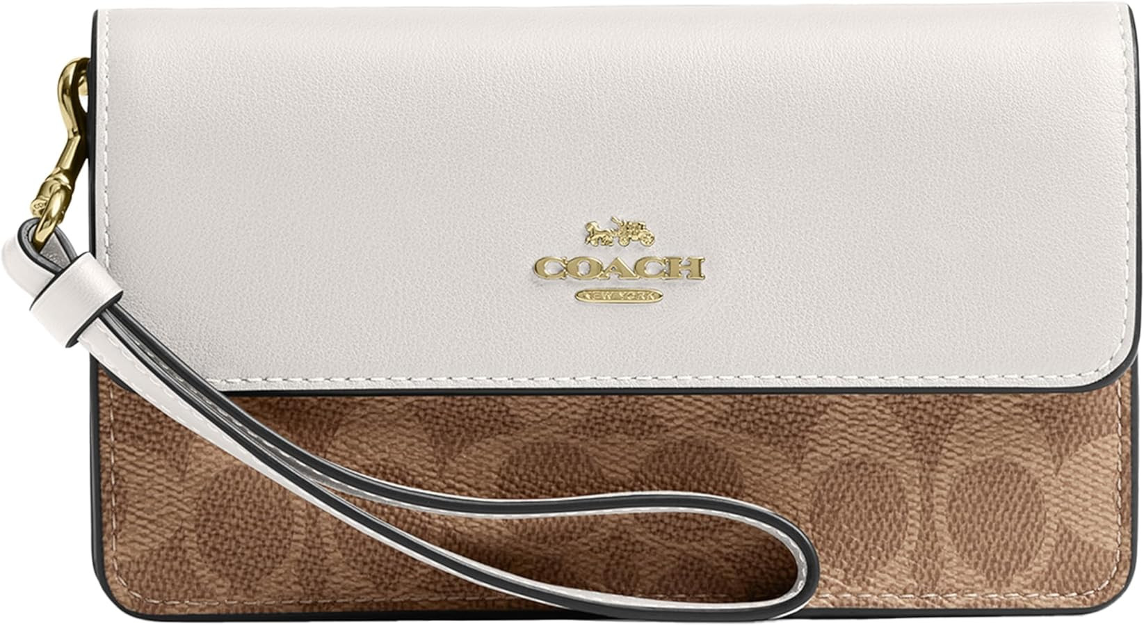 COACH womens Foldover Wristlet | Amazon (US)