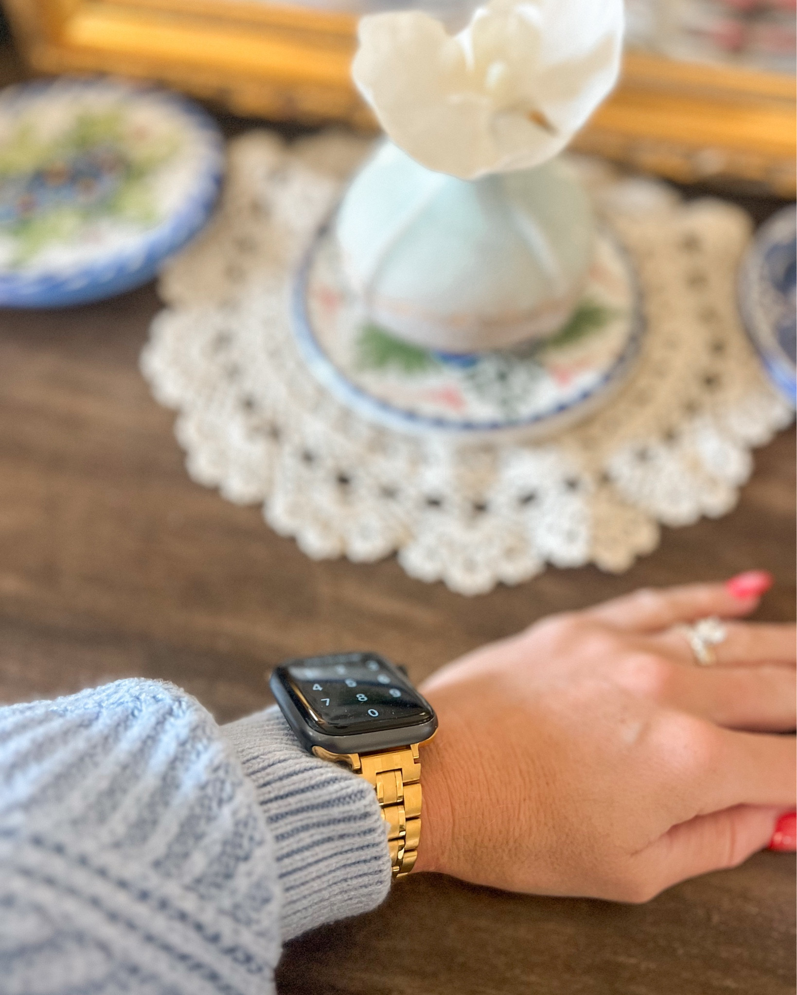 Gold Apple Watch band ⚜️

#LTKWorkwear #LTKFindsUnder50 #LTKStyleTip