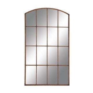 Large Rectangular Arched Copper Window Mirror 40" x 71" - 40 x 2 x 71 | Bed Bath & Beyond