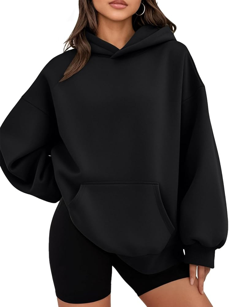 WYNNQUE Hoodies for Women Oversized Sweatshirts Fall Fashion Outfits 2025 Casual Sweaters Tops Fl... | Amazon (US)