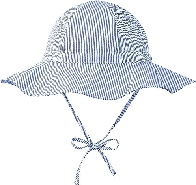 Zando Baby Girl Sun Hat Baby Boy Beach Hat UPF 50+ Toddler Caps for Boys Girls Infant Wide Brim H... | Amazon (US)
