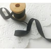 5 Yds Black 1/4"" Silk Ribbon, Small, Romantic, Beautiful, Weddings, Favors | Etsy (US)