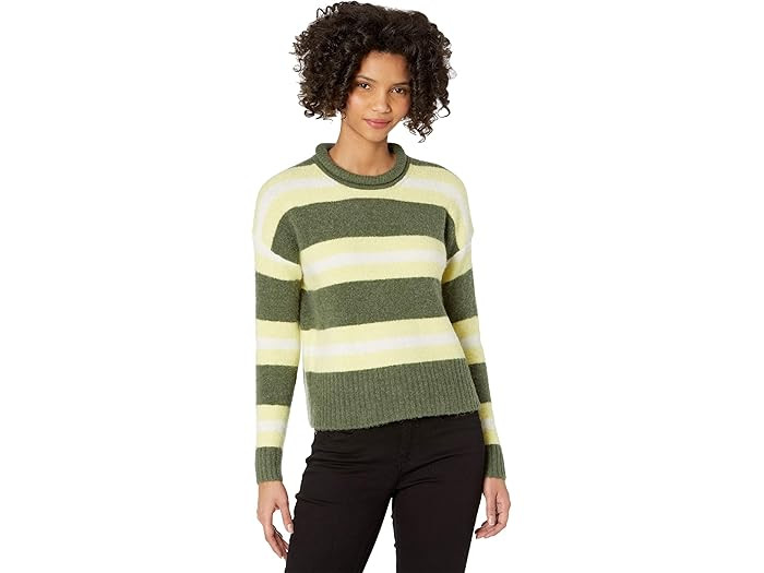Puff Neck Pullover in Stripe | Zappos