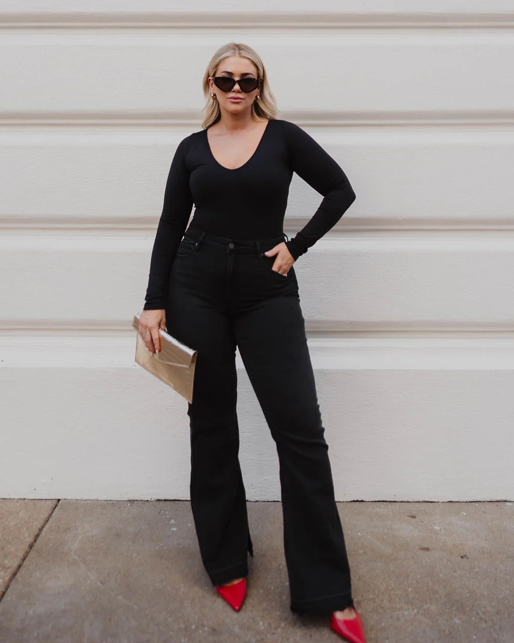 Krawford Released Hem Flare Jeans | VICI