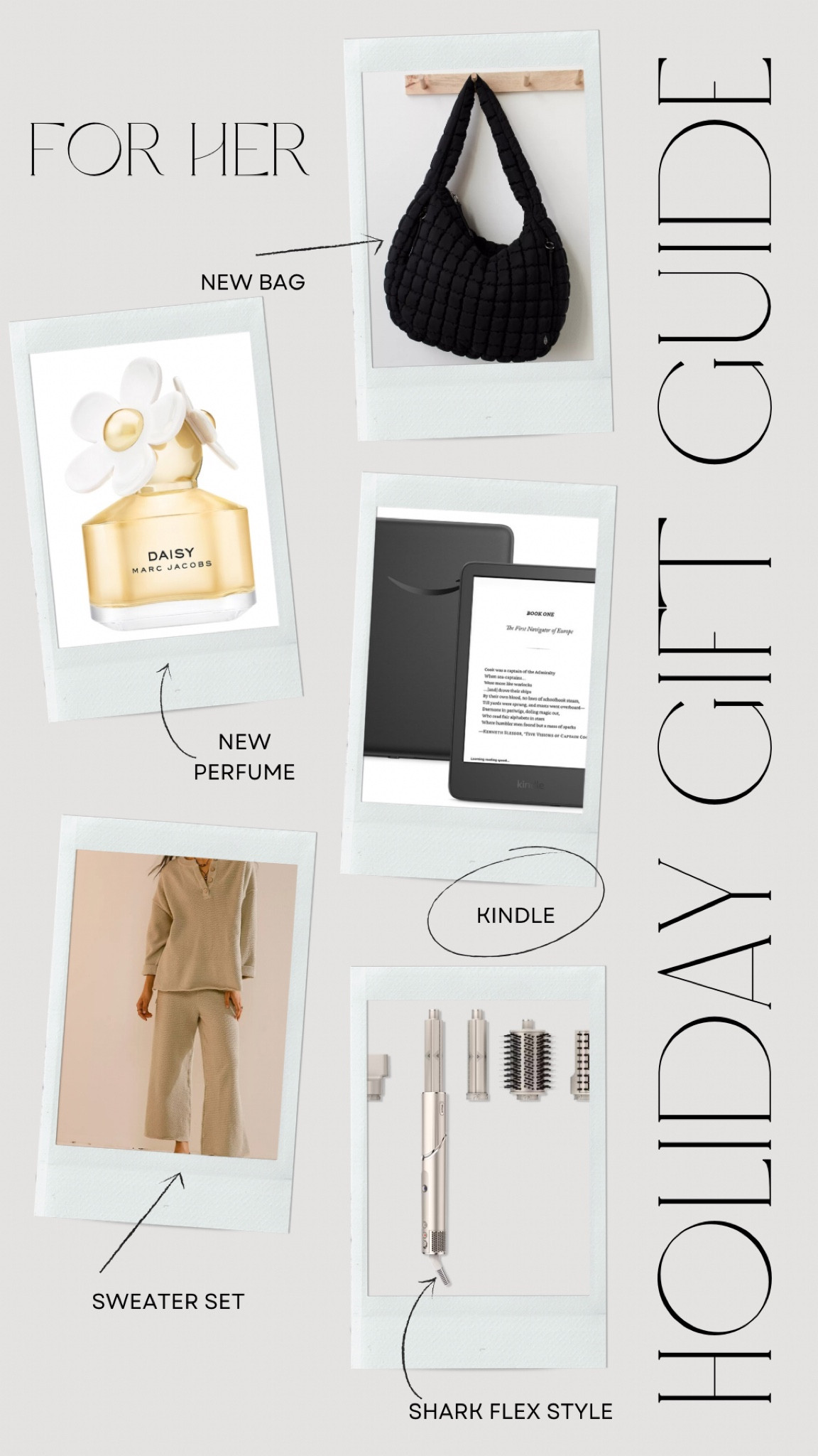 Gift guide for the woman in your life 🤍💫

#giftguide #giftsforher #giftguideforher

#LTKGiftGuide #LTKFindsUnder100 #LTKHoliday