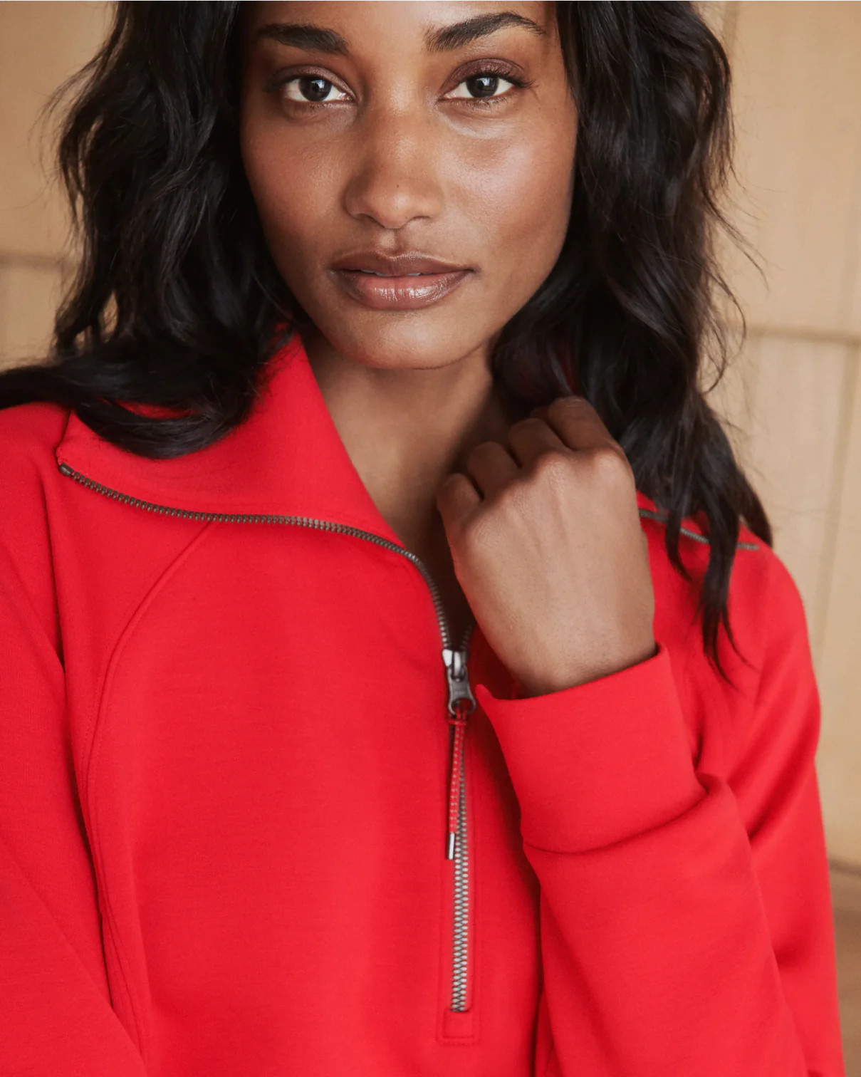 AirEssentials Lightweight Half Zip Sweatshirt | SPANX | Spanx