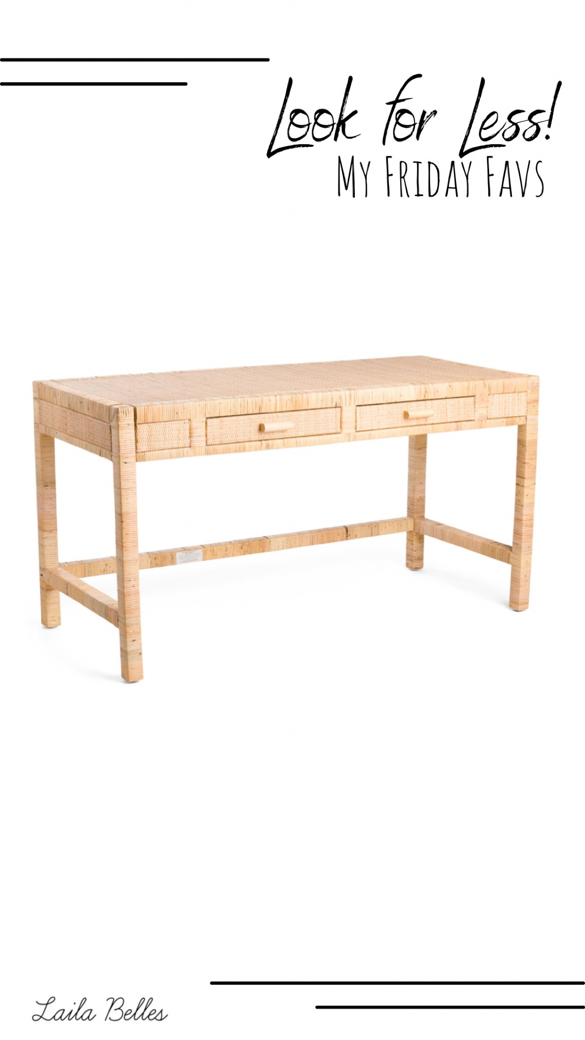 Friday Favs! Looks for Less.
.
.
For only $250 this desk is a steal!!

#LTKhome