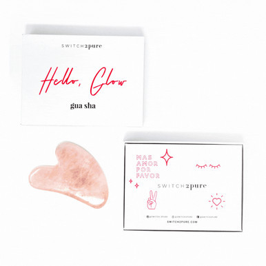 Switch2Pure Rose Quartz Toning Gua Sha | Switch2Pure