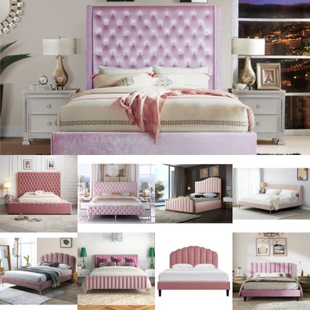 Elevate your bedroom with chic pink beds for a barbiecore vibe. 

#LTKFind #LTKsalealert #LTKhome