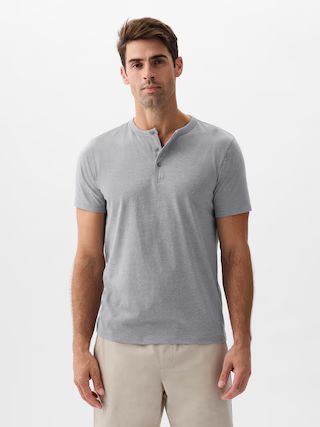 Everyday Soft Henley T-Shirt | Gap Factory