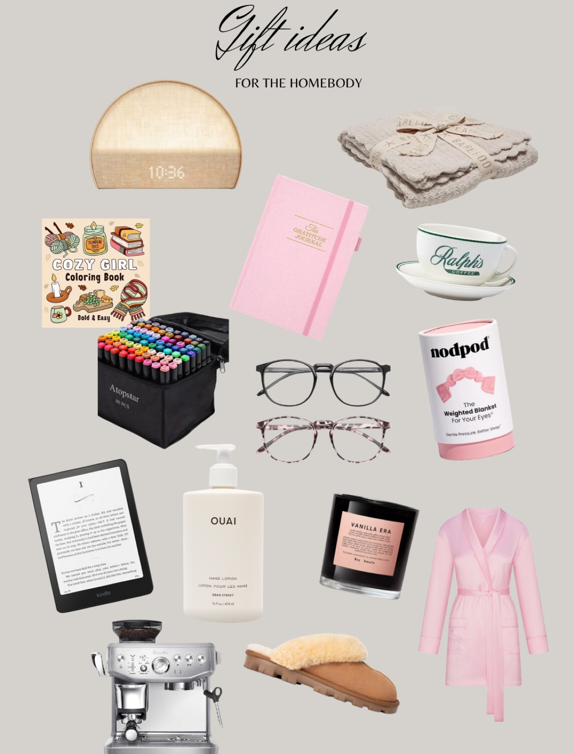 GIFT IDEAS FOR THE HOMEBODY🤍 

Cozy girl/wellness/sleep 

#LTKHoliday #LTKGiftGuide #LTKCyberWeek