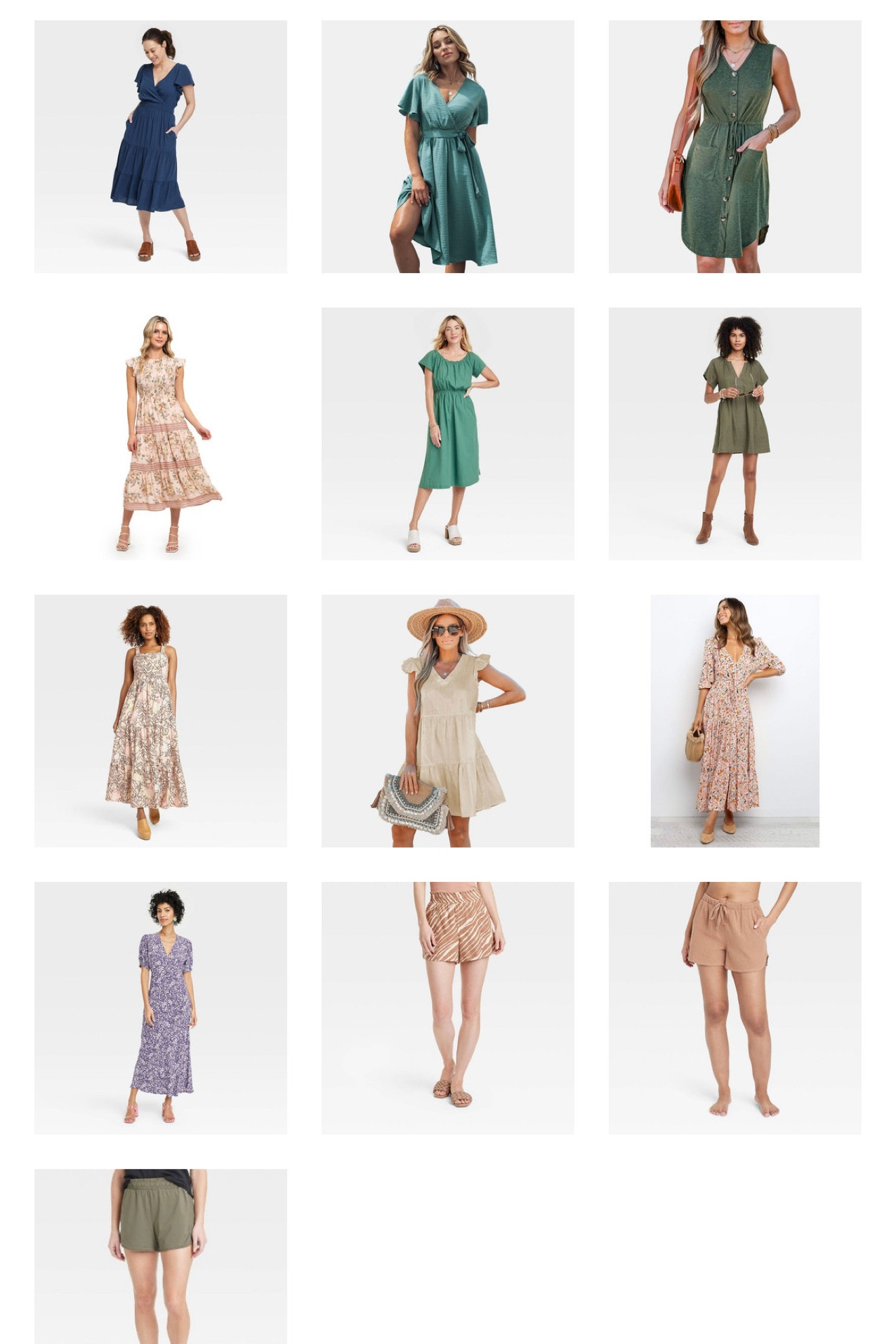Great potential soft autumn target finds for the summer months! Remember soft autumns: your undertone is warm/neutral and chroma is soft! These dresses appear soft in chroma and could work well during the summer time and you can wear them as you transition into fall! 

#LTKstyletip #LTKFind #LTKbeauty