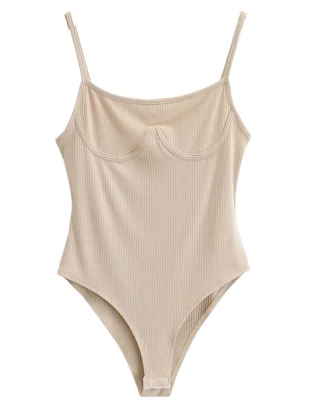 'Mckenna' Ribbed Bust Line Bodysuit (5 Colors) | Goodnight Macaroon