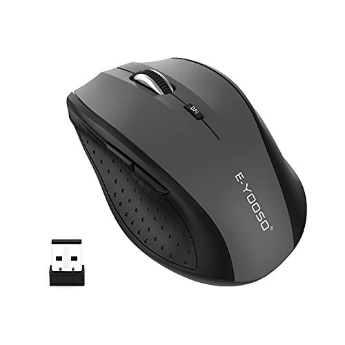 E-YOOSO Wireless Mouse, Computer Mouse 18 Months Battery Life Cordless Mouse, 5-Level 2400 DPI, 6... | Amazon (US)