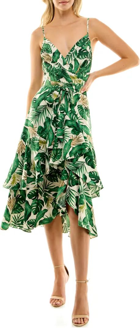 Ruffle Faux Wrap Sundress | Nordstrom