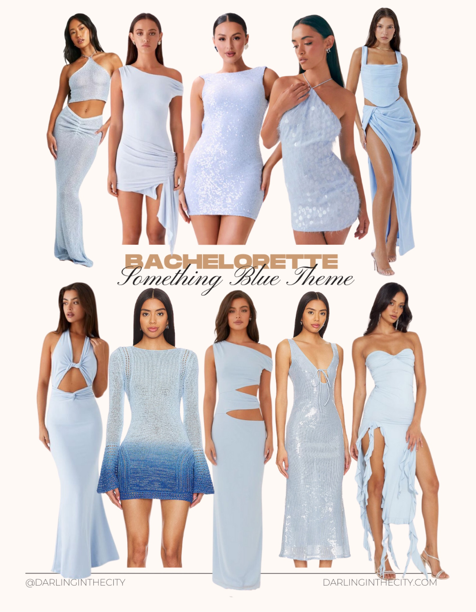 Bachelorette theme! Something blue dresses ☁️

#LTKWedding #LTKStyleTip