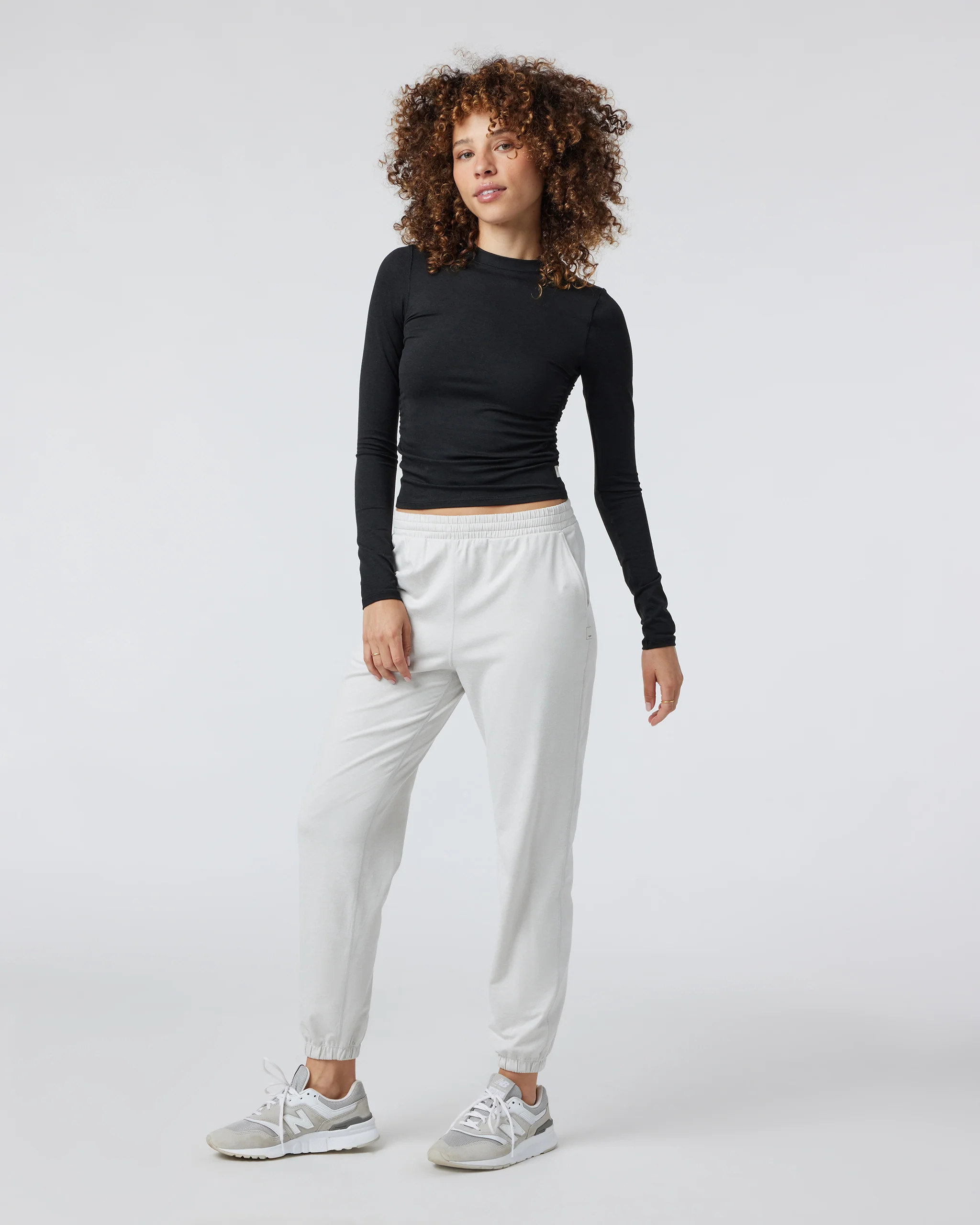 Long Sleeve Halo Ruched Tee | Vuori Clothing (US & Canada)