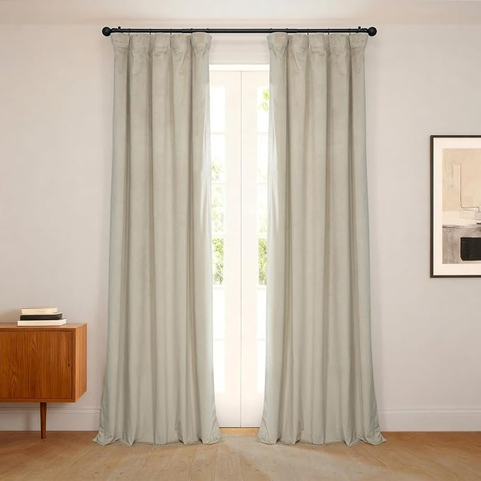 HPD Half Price Drapes Heritage Plush Velvet Curtains 96 Inches Long Room Darkening Curtains for B... | Amazon (US)
