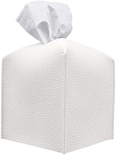 Carrotez Tissue Box Cover, [Refined] Modern PU Leather Square Tissue Box Holder - Decorative Hold... | Amazon (US)