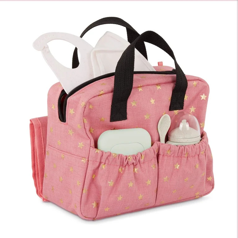 LullaBaby Baby Doll Diaper Bag Set Diaper Bag & Accessories | Walmart (US)