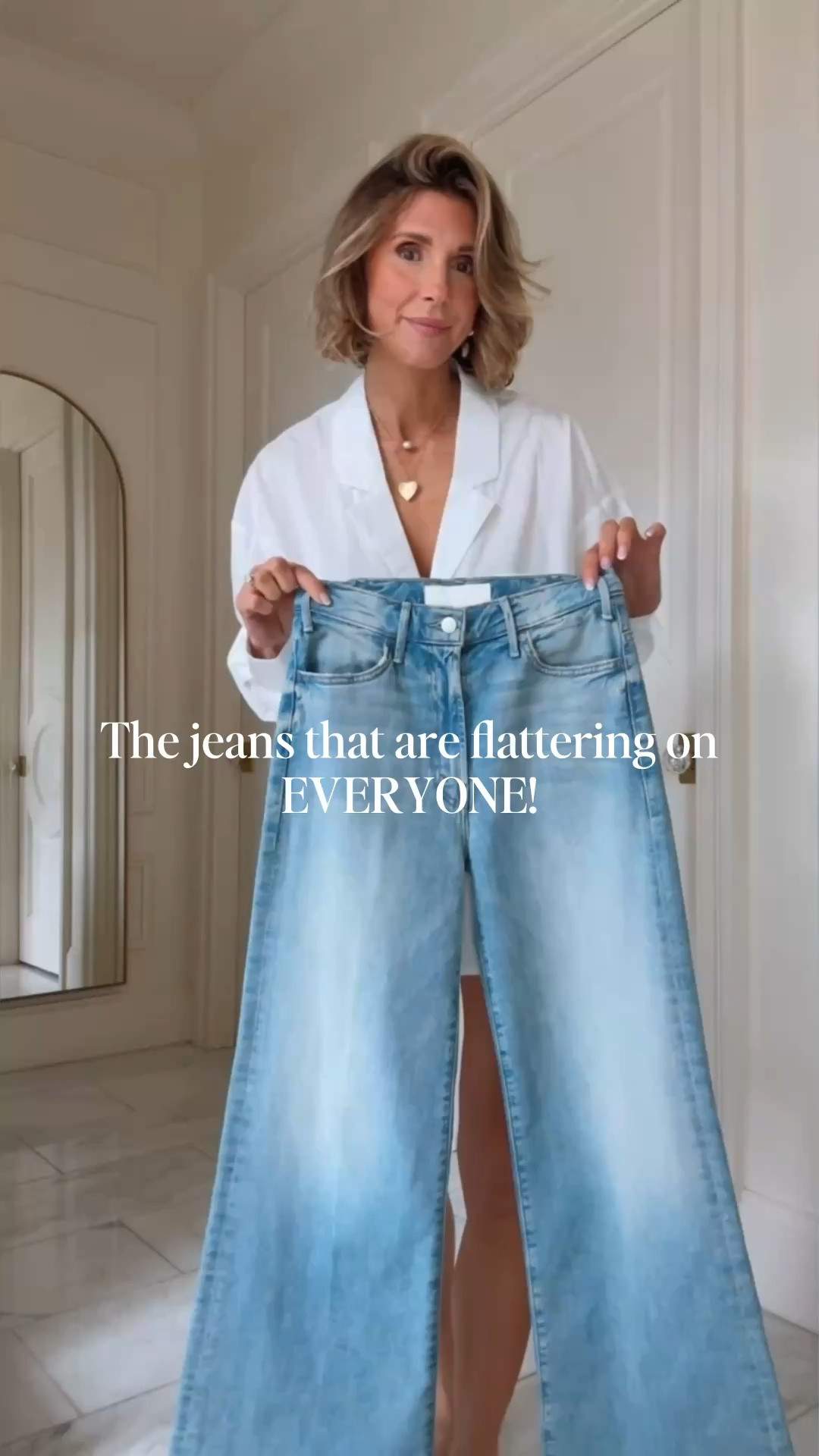 I'm 5'7 wearing my true size 25 and these jeans fit tts. 



#LTKootd