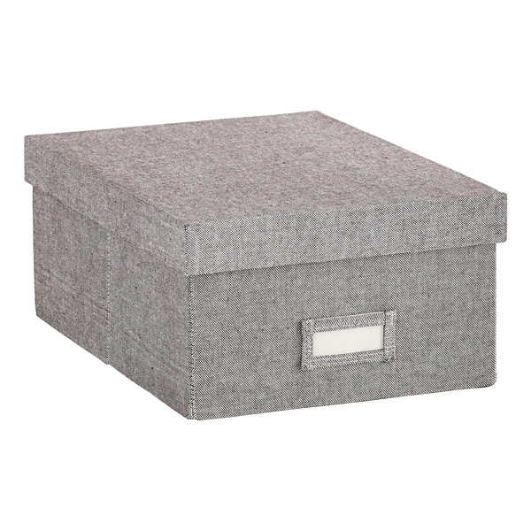 Cambridge Shirt Box Grey | The Container Store