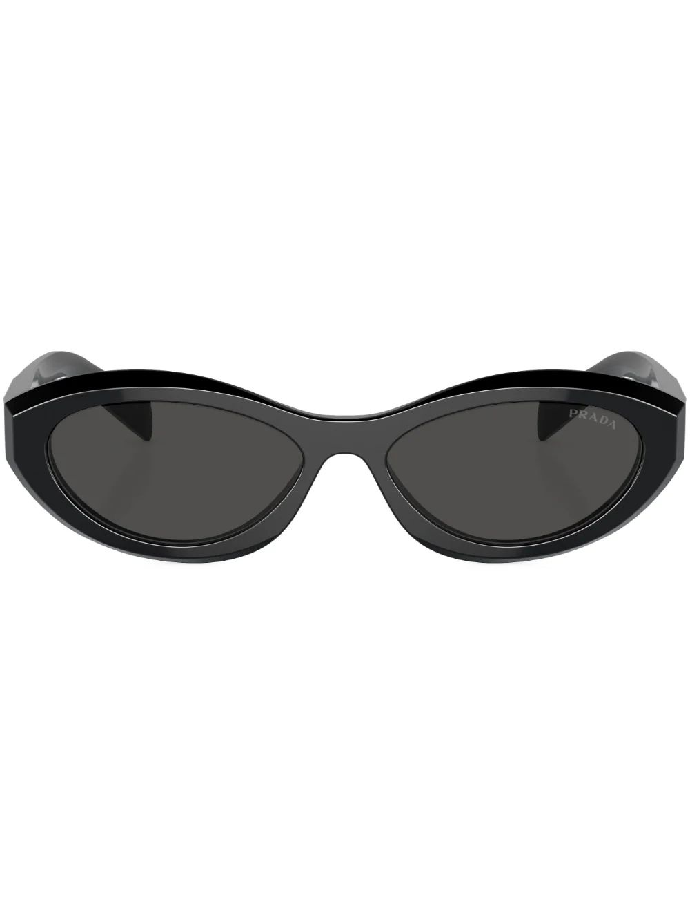 Prada Eyewear oval-frame Sunglasses  - Farfetch | Farfetch Global
