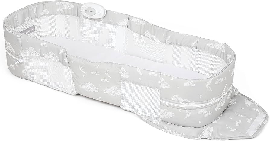 Baby Delight Snuggle Nest Harmony Portable Infant Lounger | Silver Clouds | Unique Patented Desig... | Amazon (US)