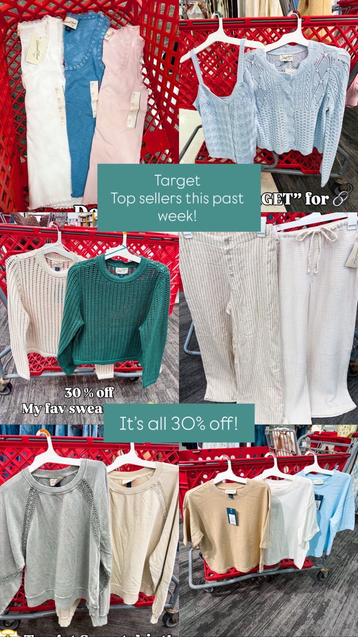 @Target  top sellers this past week and it’s all 30% off 

#LTKootd #LTKgrwm #LTKSaleAlert