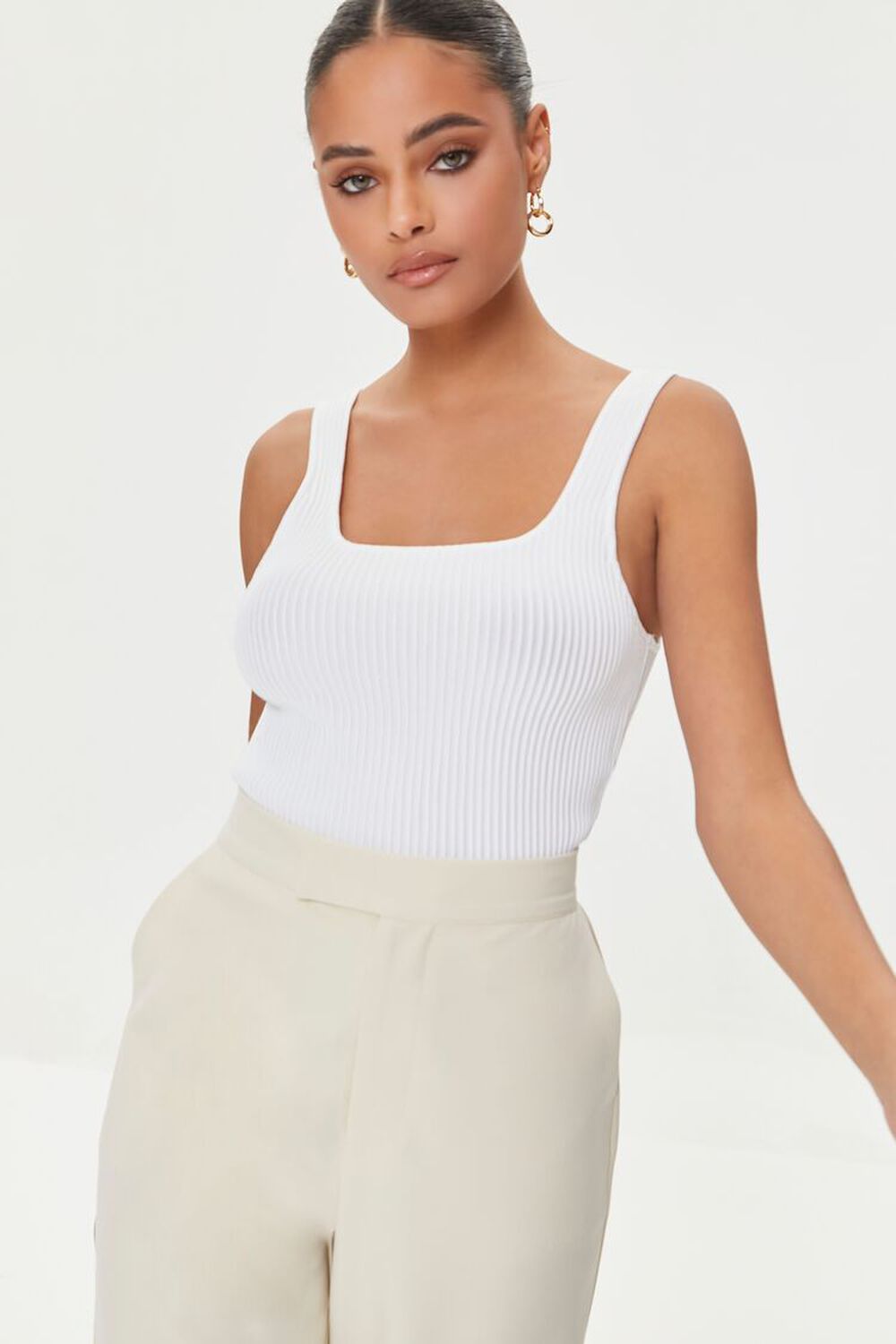 Ribbed Sweater-Knit Tank Top | Forever 21 (US)