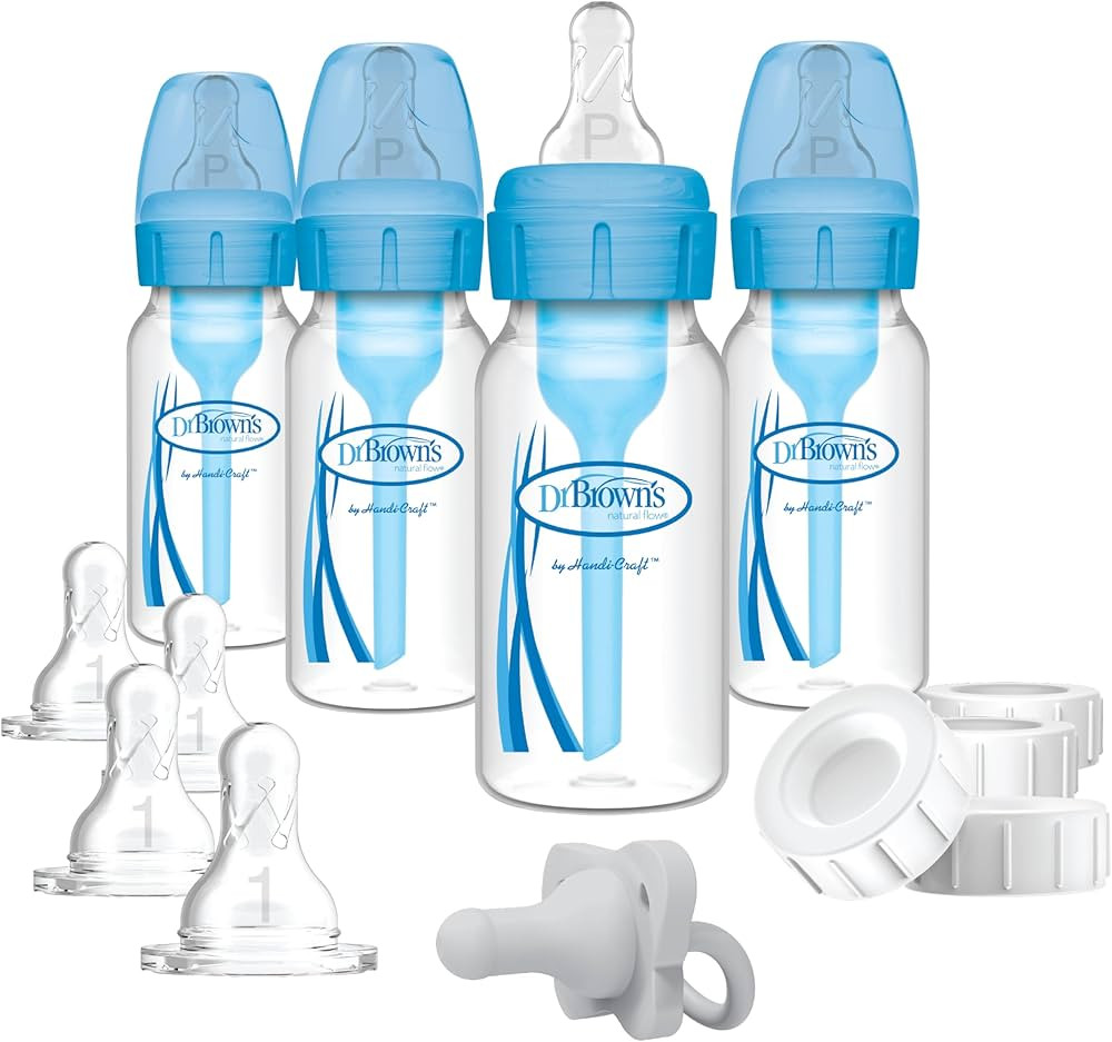 Dr. Brown's Natural Flow Anti-Colic Options+ Narrow Breast to Bottle Pump & Store Feeding Set wit... | Amazon (US)