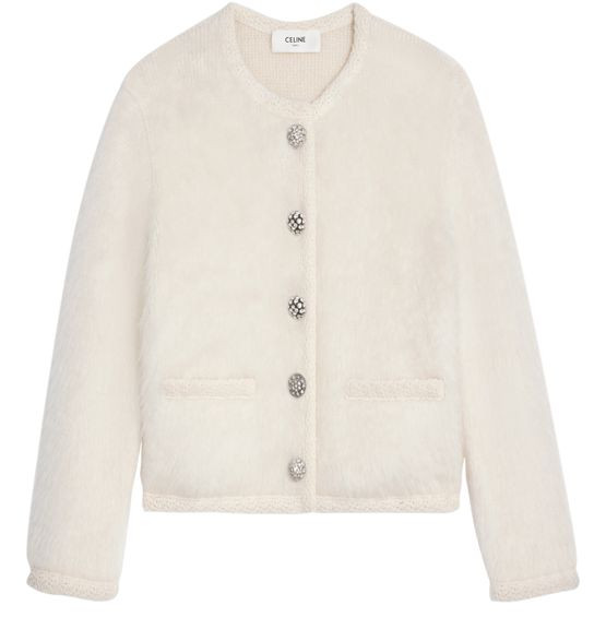 Cardigan in brushed mohair | 24S US