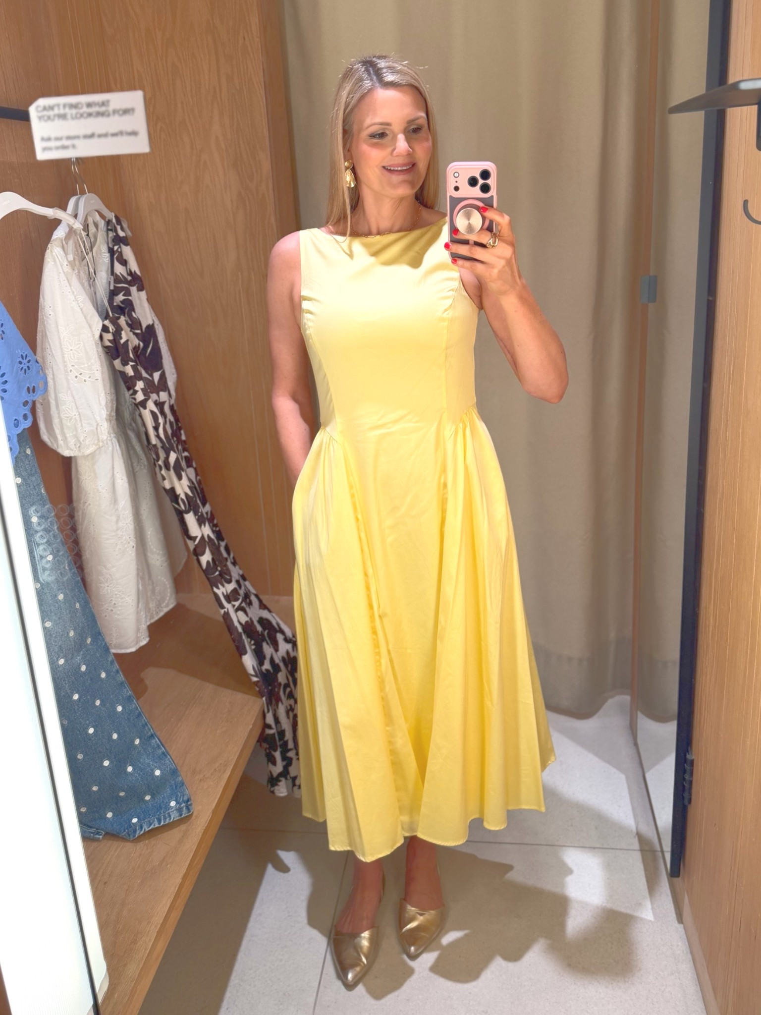 Yellow summery maxi dress with pockets! Wearing size medium.

#LTKootd #LTKTravel #LTKTall