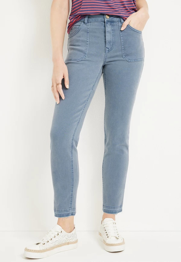 m jeans by maurices™ Slim Straight Ankle High Rise Jean | Maurices