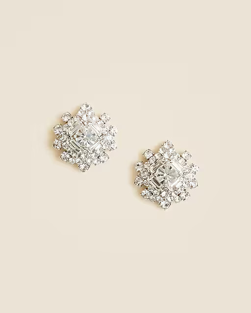 Crystal stud earrings | J. Crew US
