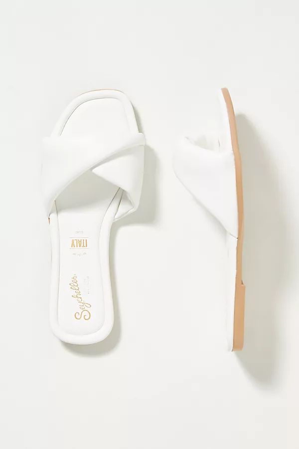 Seychelles Breath Of Fresh Air Puffy Sandals By Seychelles in White Size 9 | Anthropologie (US)