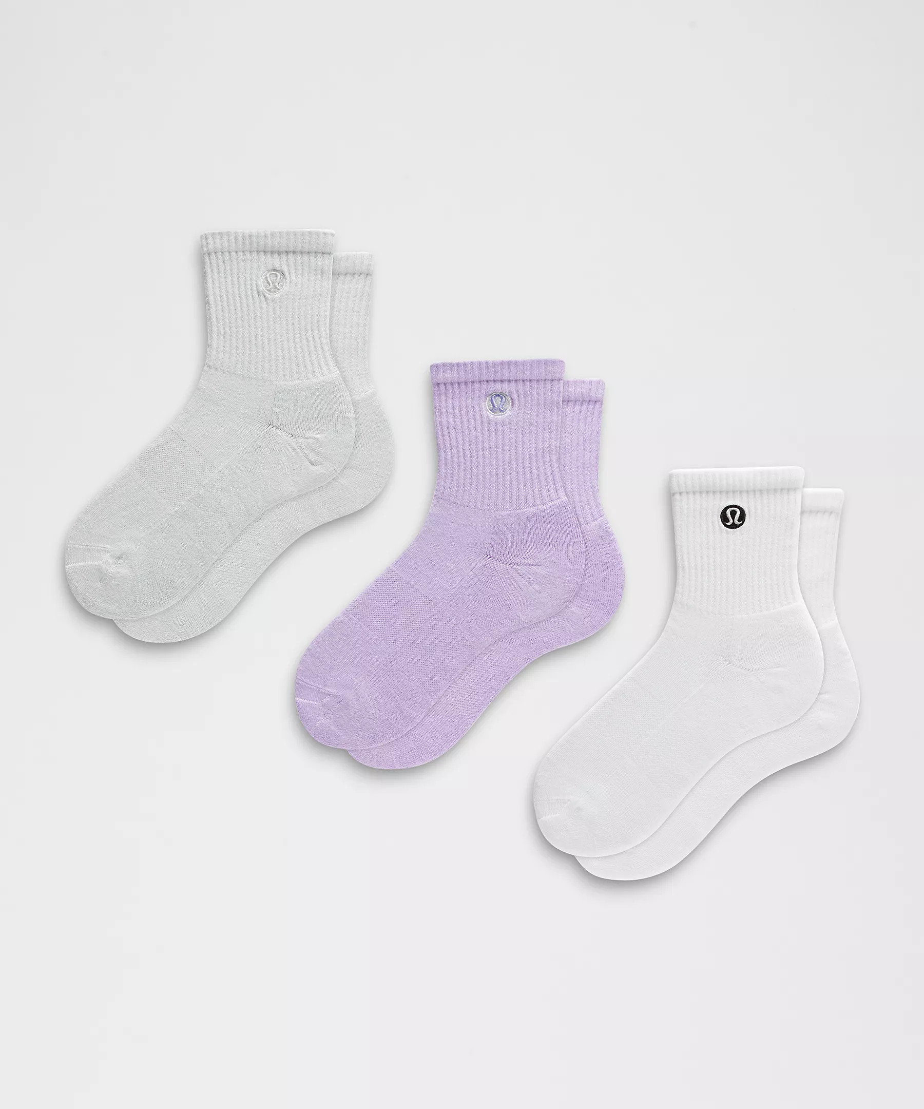 Unisex Daily Essential Quarter Socks *3 Pack | Men's Socks | lululemon | Lululemon (US)