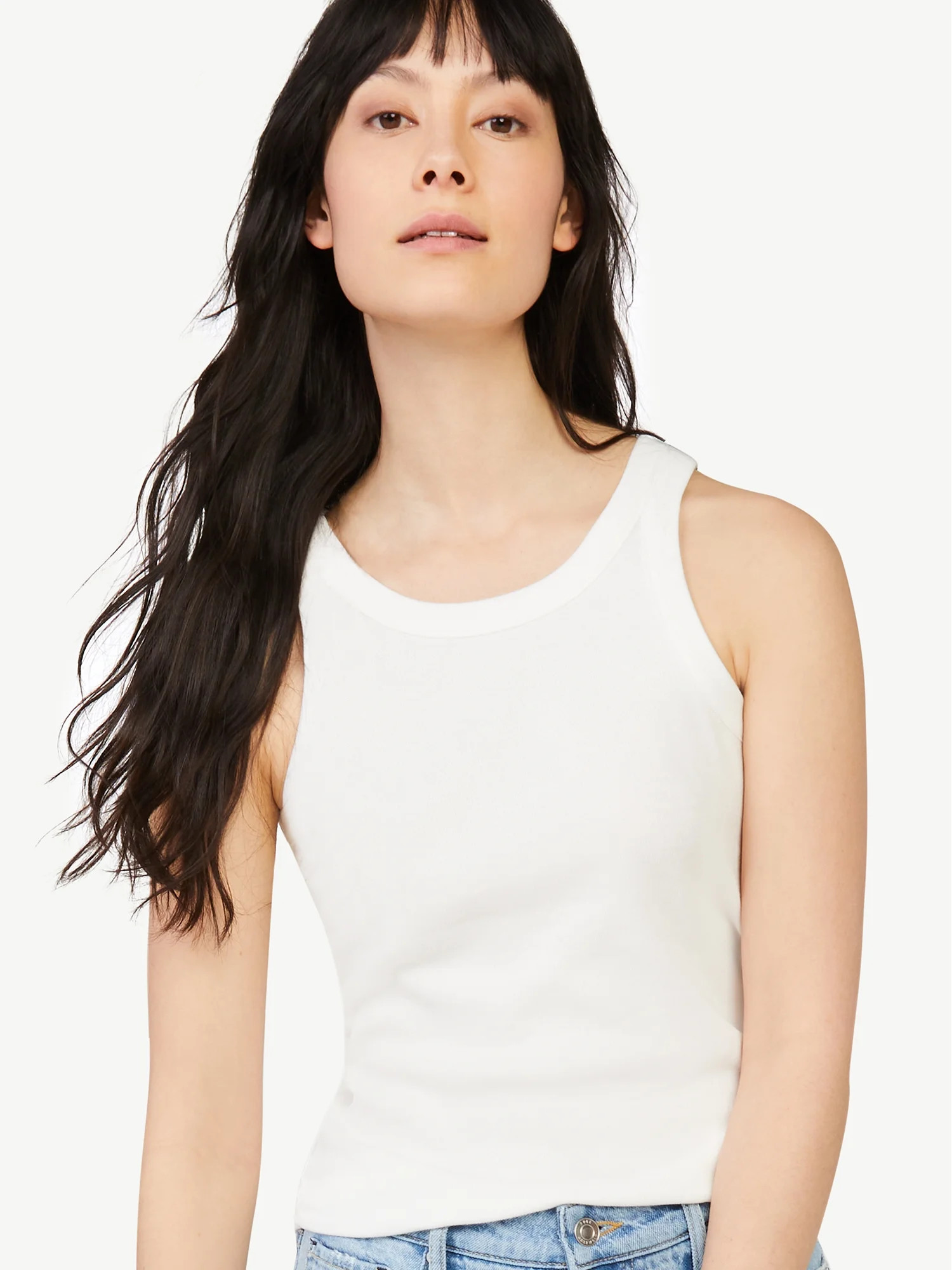 Free Assembly Women's Cut Away Tank Top - Walmart.com | Walmart (US)