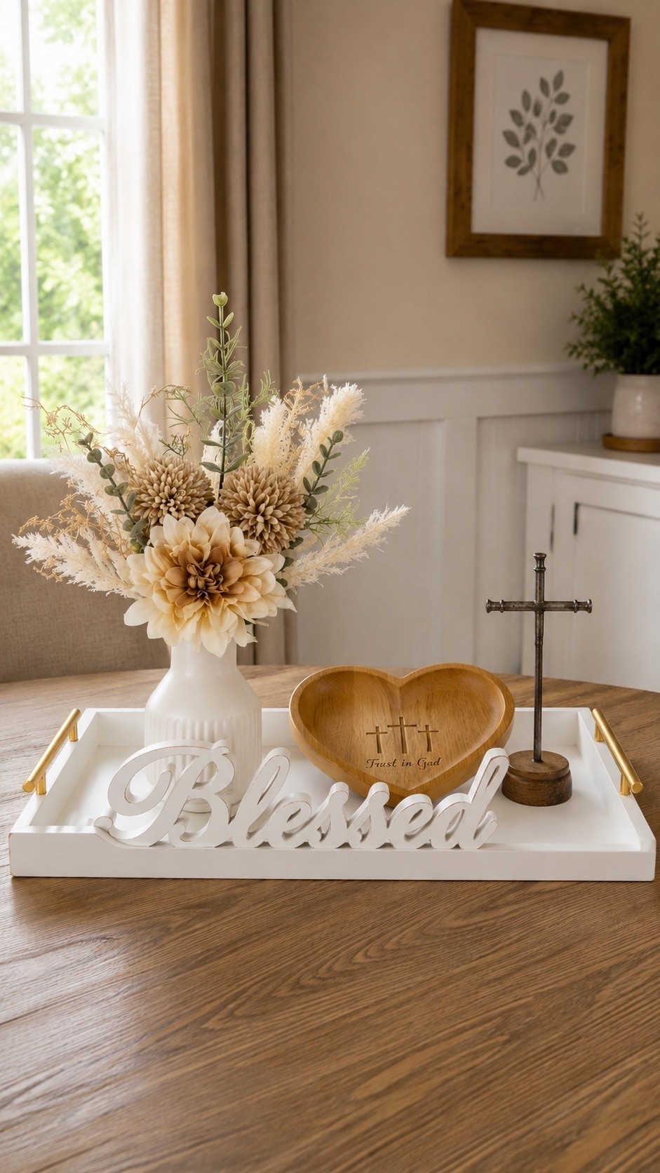Added some new pieces to my dining room collection to bring in a touch of grace and faith!🤍

#LTKHome #LTKSaleAlert #LTKSeasonal