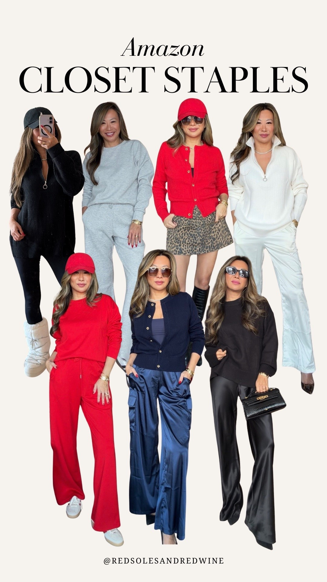 4 staples I love from Amazon. Easy outfits for winter. XS in sweaters, satin pants small 

#LTKgrwm #LTKootd