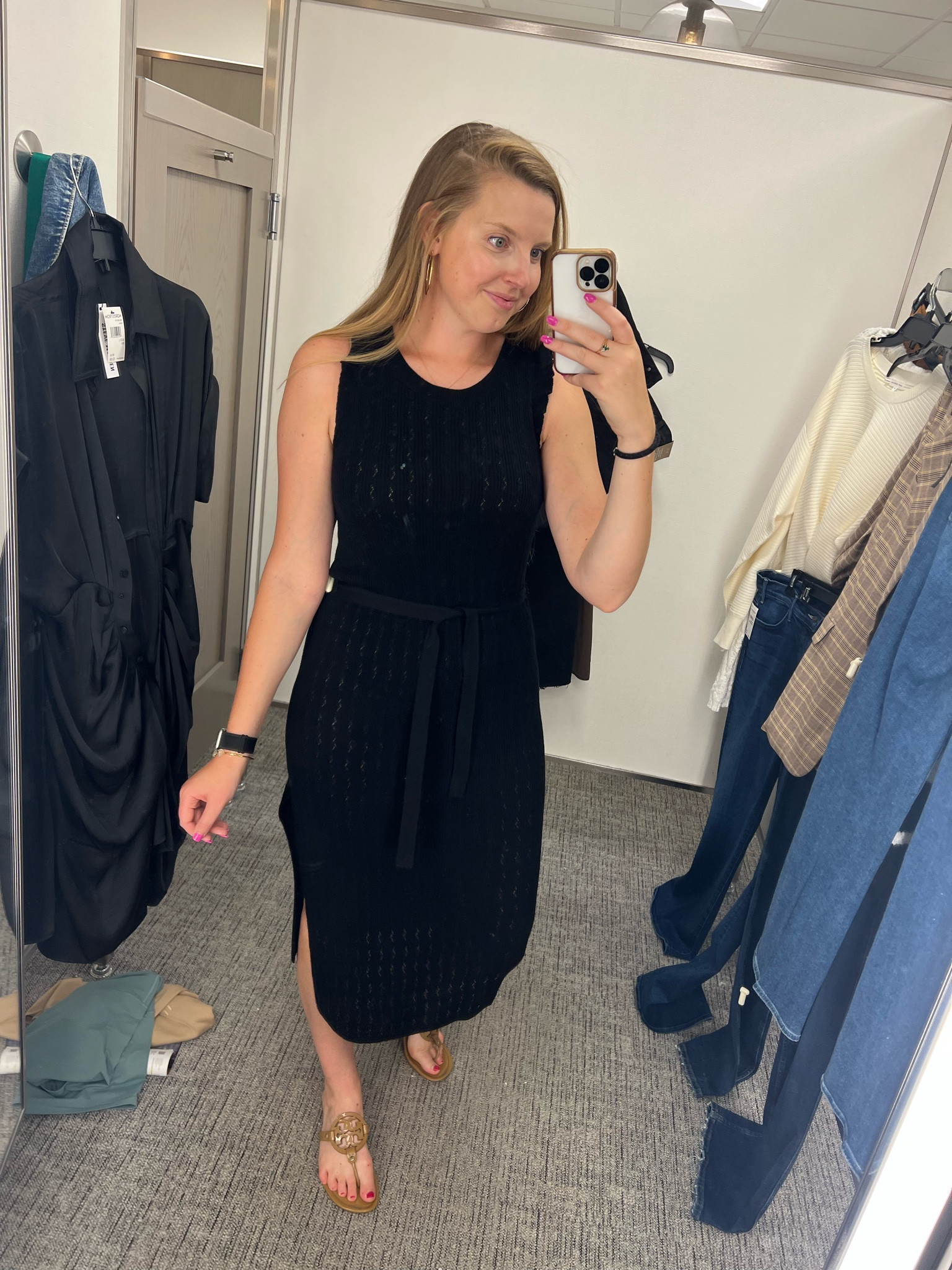 Had to try on this adorable dress from PAIGE brand and loved it!! Sized down and it fit perfect 😍

#LTKFind #LTKSeasonal #LTKxNSale