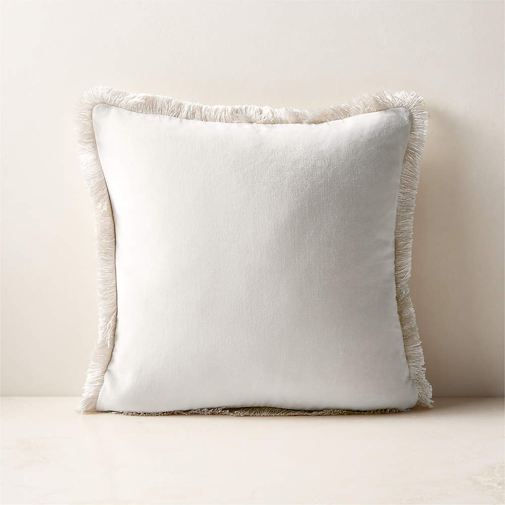 Bettie Brown Modern Throw Pillow with Down-Alternative Insert 23" + Reviews | CB2 | CB2