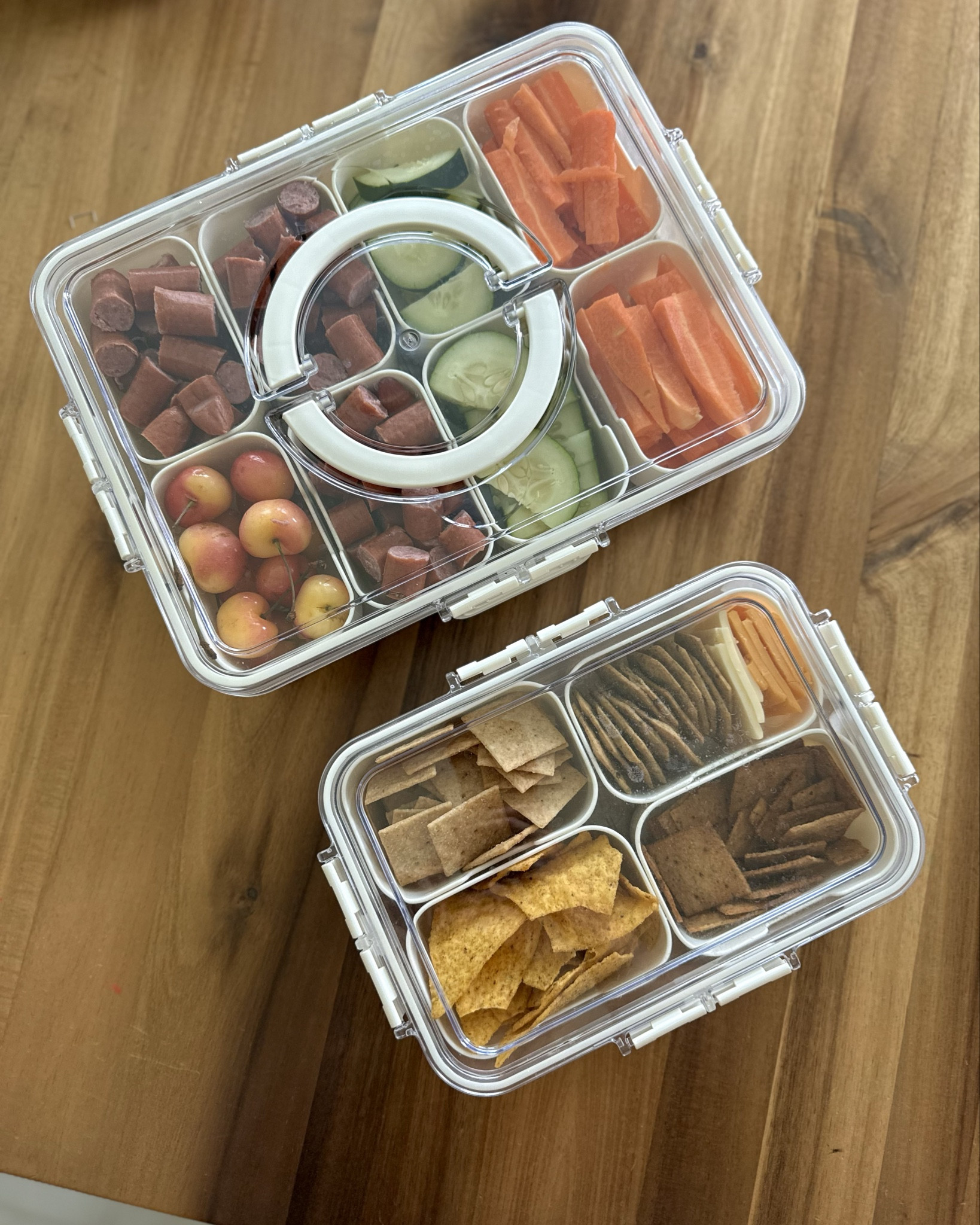 The BEST on-the-go lunch/snack trays! I’ve gotten so much use out of these! Dishwasher safe too! ✨

Snackle box, snack dividers, divided lunch box, lidded lunch box, lid, cracker compartment, veggies, treat tray, mom wins, kid finds, lunch, breakfast, dinner, Amazon finds, parent hack 

#LTKSaleAlert #LTKKids #LTKFindsUnder50