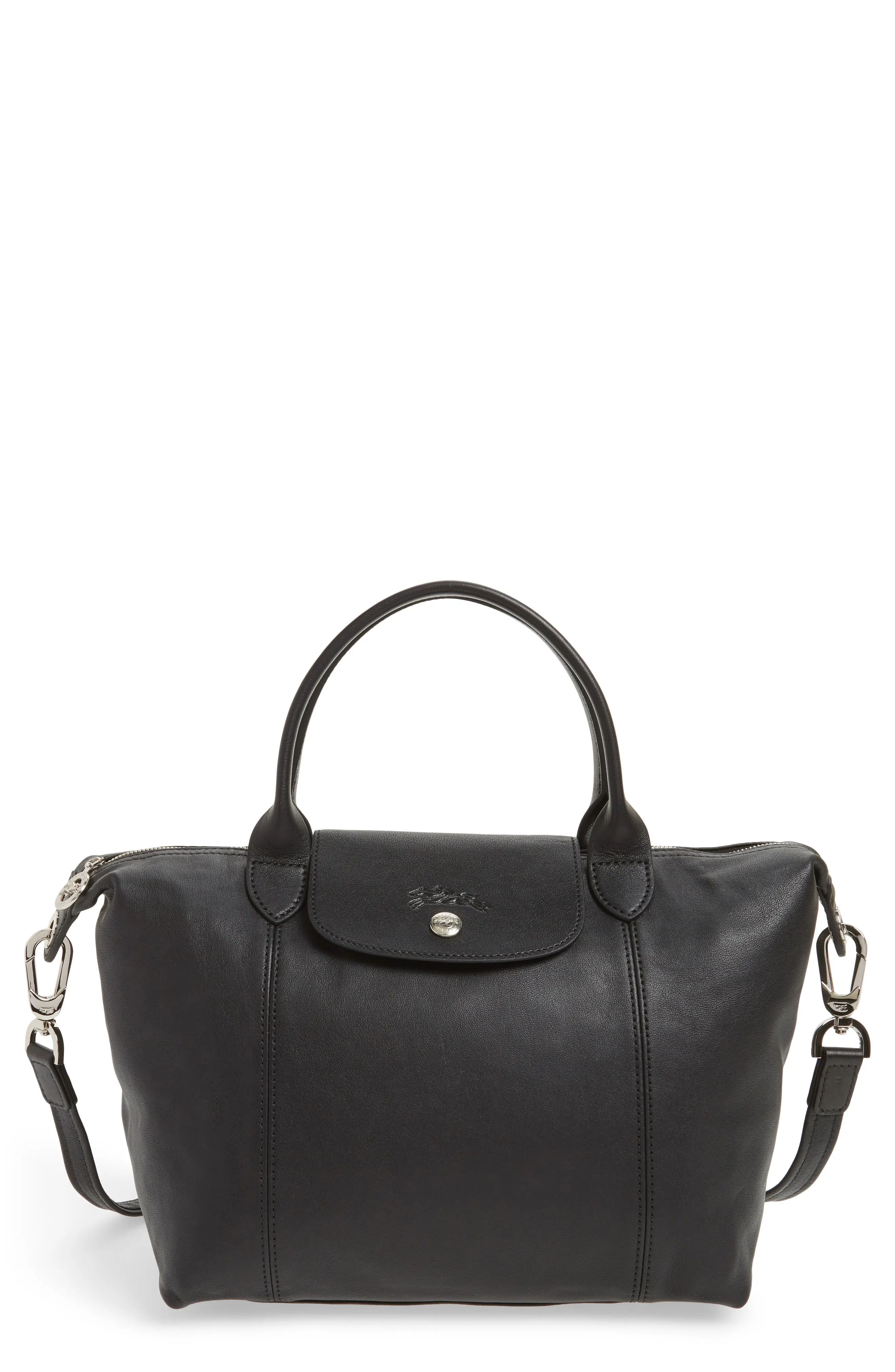 'Le Pliage Cuir' Leather Handbag | Nordstrom