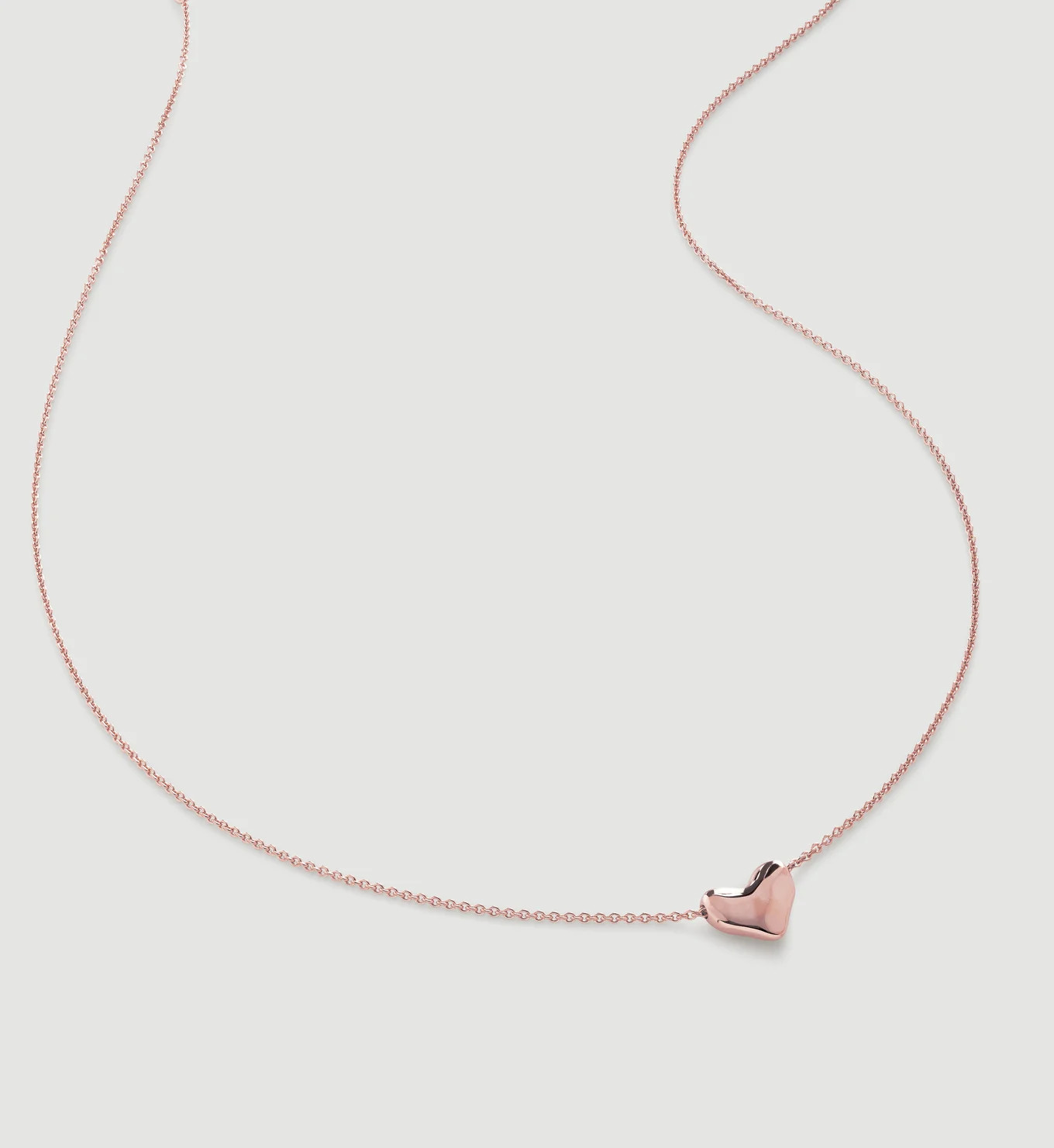 Heart Chain Necklace | Monica Vinader (Global)