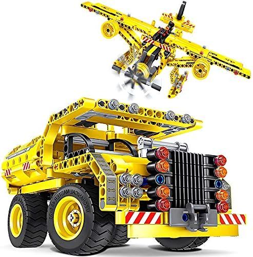 STEM Toy Building Sets for Boys 8-12 Construction Engineering Kit Builds Dump Truck or Airplane (... | Amazon (US)