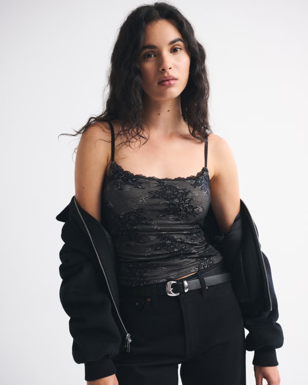Bra-Free Lace 90s Cami | Abercrombie & Fitch (UK)